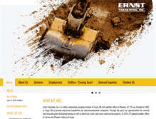 Tablet Screenshot of ernsttrenching.com